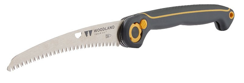 Woodland Tools Co 06-5003-100 Folding Saw, High Carbon Steel Blade, 8 TPI, Composite Handle, Cushioned Grip Handle
