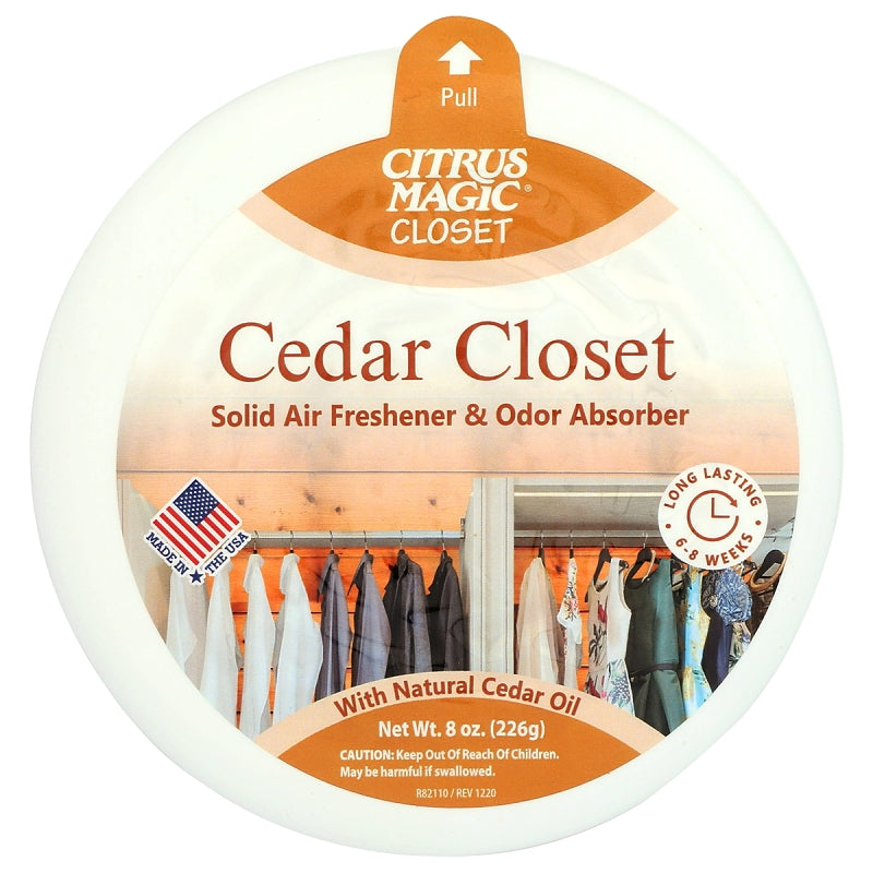 Citrus Magic 616471647 Air Freshener, 8 oz, Cedar, 56 days-Day Freshness