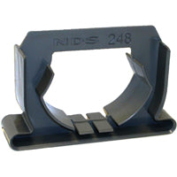 NDS 248 Channel Coupling, 4 in, PVC, Gray