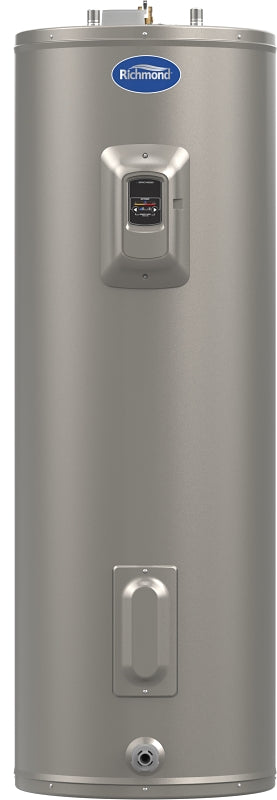 Richmond Essential Plus Series 9EM40-DCG Medium Electric Water Heater, 240 VAC, 4500 W, 40 gal Tank, Stainless Steel