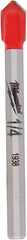 Milwaukee 48-20-8982 Drill Bit, 1/4 in Dia, 2-1/4 in OAL, 5/32 in Dia Shank, Round Shank
