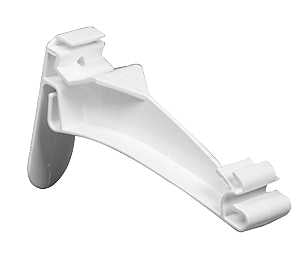 Euramax M0622B/M0722B Gutter Hook, Polyolefin, White
