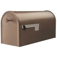 Gibraltar Mailboxes Edwards EM160VB0 Series Mailbox, Venetian Bronze, 1475 cu-in Capacity, Steel, Powder-Coated