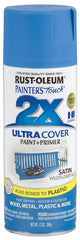 2X Ultra Cover 334080 Spray Paint, Satin, Wildflower Blue, 12 oz, Can