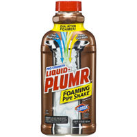 Liquid-Plumr 316789 Clog Remover, Liquid, Pale Yellow, Bleach, 17 oz Bottle