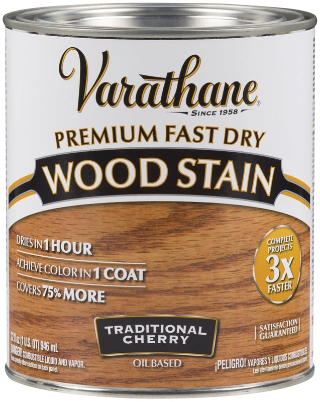 Varathane 262008 Stain, Traditional Cherry, Liquid, 1 qt, Can