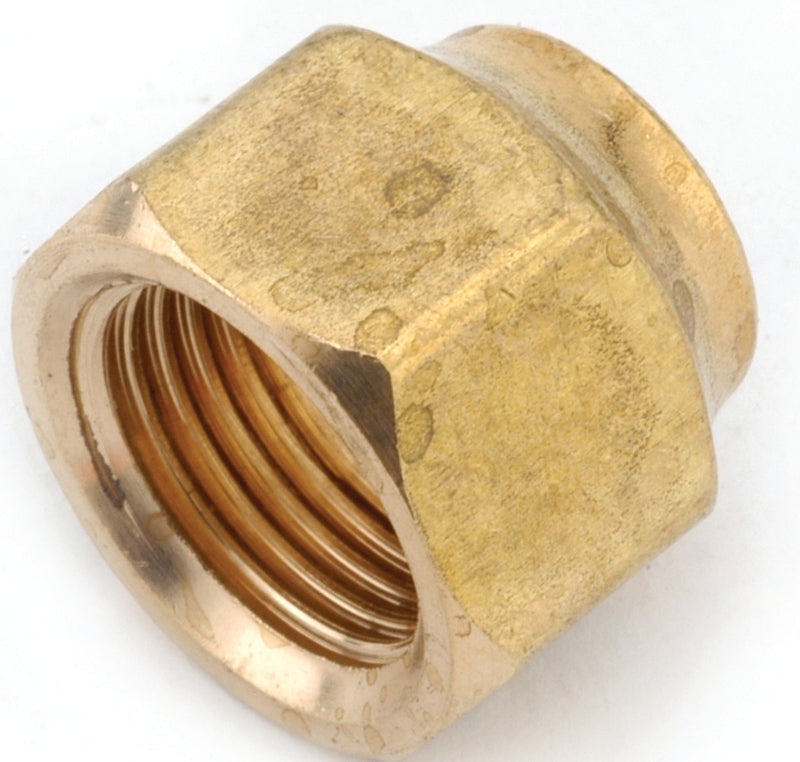 Anderson Metals 754018-04 Nut, 1/4 in, Flare, Brass