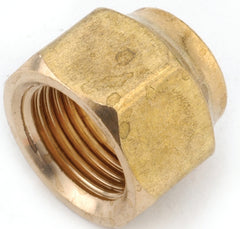 Anderson Metals 754018-04 Nut, 1/4 in, Flare, Brass