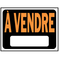 3091 WR SIGN A VENDRE ORNG/BLK