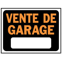 3092 SIGN VENTE DE GARAGE ORNG