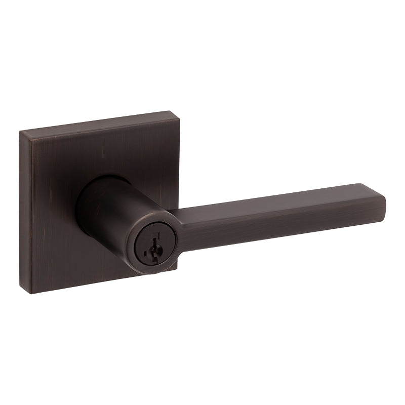 Weiser Halifax Series 9GLA5350-091 Entry Lever, Levers Lock, Venetian Bronze, Residential, Re-Key Technology: SmartKey