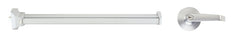 ProSource 8000-80LS-AS Panic Bar, 32-1/2 in W, Stainless Steel/Steel/Zinc Alloy, Powder Coated, 1-3/4 in Thick Door