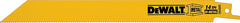 DeWALT DW4809 Reciprocating Saw Blade, 3/4 in W, 8 in L, 14 TPI