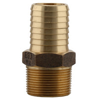 Boshart PENL-BMA12 Series Pipe Adapter, 1-1/4 in, MPT x Insert, Bronze, 10.63 in L