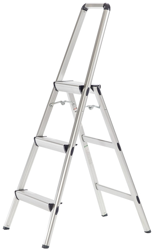 Xtend+Climb FT-3 Ultralight Step Stool, 36-1/2 in H, 3-Step, 225 lb, Aluminum