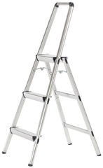 Xtend+Climb FT-3 Ultralight Step Stool, 36-1/2 in H, 3-Step, 225 lb, Aluminum