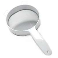 Norpro 2135 Strainer, Stainless Steel, 5 in Dia, Plastic Handle