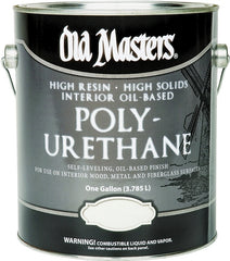 Old Masters 48301 Polyurethane, Satin, Liquid, Clear, 1 gal, Can