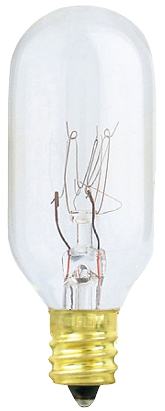 Feit Electric BP15T7N/CAN Incandescent Bulb, 15 W, T7 Lamp, Intermediate E17 Lamp Base, 2700 K Color Temp