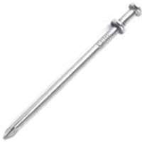 ProFIT 0077132 Scaffold Nail, 6D, 1-3/4 in L, Steel, Brite, Duplex Head, Round, Smooth Shank, 50 lb