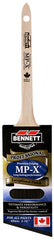 BENNETT RTPN ANG 63 Paint Brush, 2-1/2 in W, Nylon/Polyester Bristle, Angular Tapered Handle