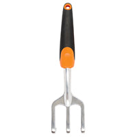 Fiskars 384240-1001 Cultivator, 11-1/2 in L, 3-Tine, Plastic Handle