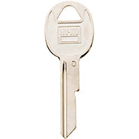 Hy-Ko 11010B51 Key Blank, Brass, Nickel, B51 Key Number