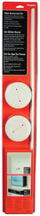 Wiremold CMK 60 Wall Grommet Kit, Ivory