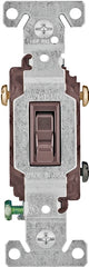 Eaton Wiring Devices 1303-7B-BOX Toggle Switch, 15 A, 120 V, Polycarbonate Housing Material, Brown