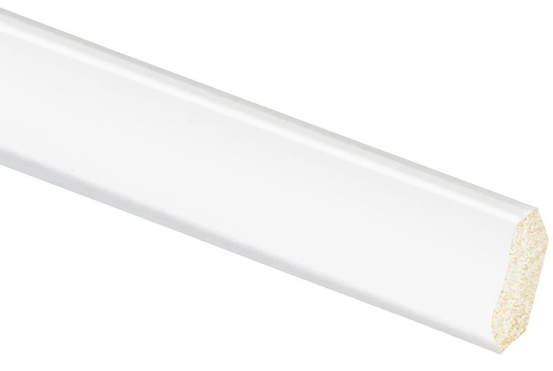 Inteplast Group 093 Series 50930800032 Inside Corner Moulding, 8 ft L, 7/8 in W, Polystyrene, Crystal White