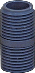 GENOVA P-12-CL Pipe Nipple, 1/2 in, NPT, PVC, Gray, SCH 80 Schedule