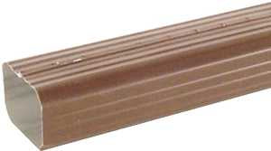 Amerimax 2401019120 Downspout, 2 in W, 3 in H, 10 ft L, Aluminum, Brown