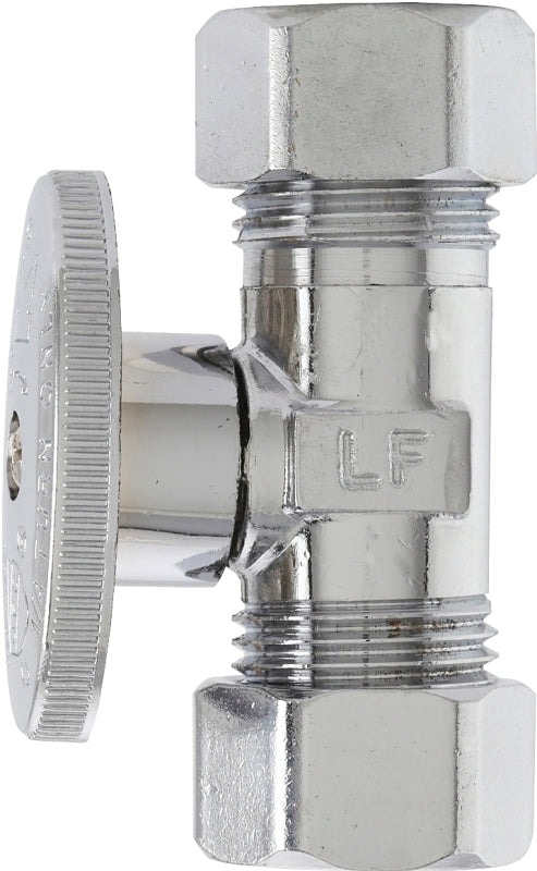 Plumb Pak PP2042PCLF Shut-Off Valve, 5/8 x 7/16 in Connection, Compression