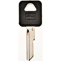 Hy-Ko 12005B44 Key Blank, Brass, Nickel, B44 Key Number