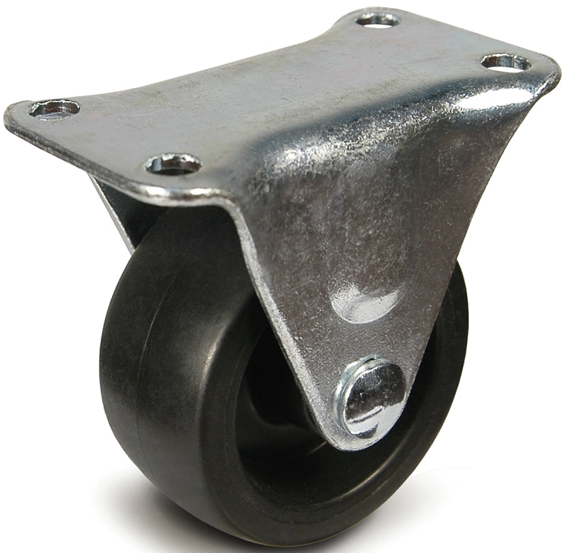 Dh Casters C-GD20PR Rigid Caster, 2 in Dia Wheel, 15/16 in W Wheel, Plastic Wheel, 125 lb