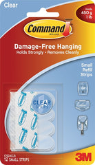 Command 17024CLR Refill Strip, Clear, 1 lb