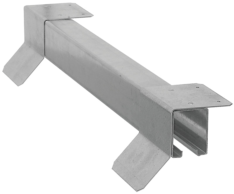 National Hardware N142-364 Box Rail, Steel, Galvanized, 8 ft L