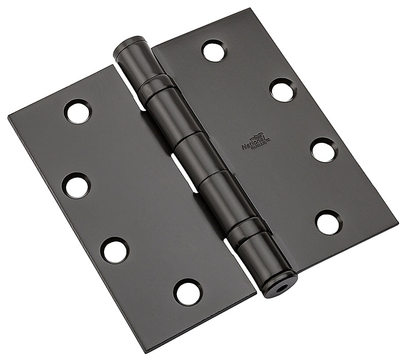 National Hardware N236-019 Ball Bearing Hinge, Steel, Oil Rubbed Bronze, Non-Removable Pin, 50 lb