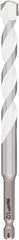Milwaukee SHOCKWAVE 48-20-8892 Drill Bit, 1/2 in Dia, 6 in OAL, Multi-Material, Twist Flute, 1/4 in Dia Shank