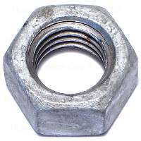 Midwest Fastener 05618 Hex Nut, Coarse Thread, 1/2-13 Thread, Galvanized