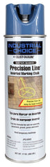Industrial Choice 205236 Inverted Marking Spray Paint, APWA Blue, 17 oz, Can