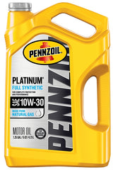 Pennzoil 550046205 Motor Oil, 10W-30, 5 qt Bottle