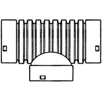 ADS FCT0B030000 Drain Tube Pipe Tee, 3 in, PVC