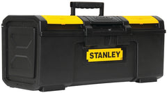 STANLEY STST24410 Tool Box, 61 lb, Plastic, Black/Yellow, 24 in L Outside, 3-Compartment