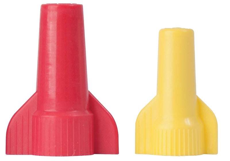 GB WingGard 16-8486M Ultra-Wire Connector, 22 to 6 AWG Wire, Thermoplastic Housing Material, Red/Yellow
