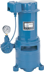 Sta-Rite MSE Jet Pump, 1-Phase, 19.2/9.6 A, 115/230 V, 1 hp, 1-1/4 in Suction, 1 in Discharge Connection, 12.1 gpm