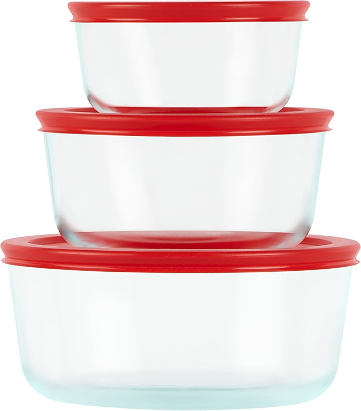 CONTAINER STORAGE SET RND GLS