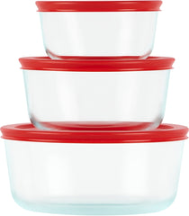 CONTAINER STORAGE SET RND GLS