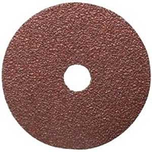 NORTON 01915 Sanding Disc, 5 in Dia, 7/8 in Arbor, Coated, 16 Grit, Extra Coarse, Aluminum Oxide Abrasive