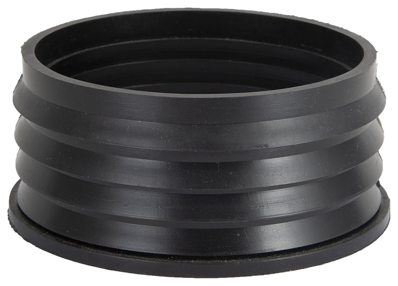 ProSource Hub Donut, 4 in x 4 in, Compression, PVC, Black